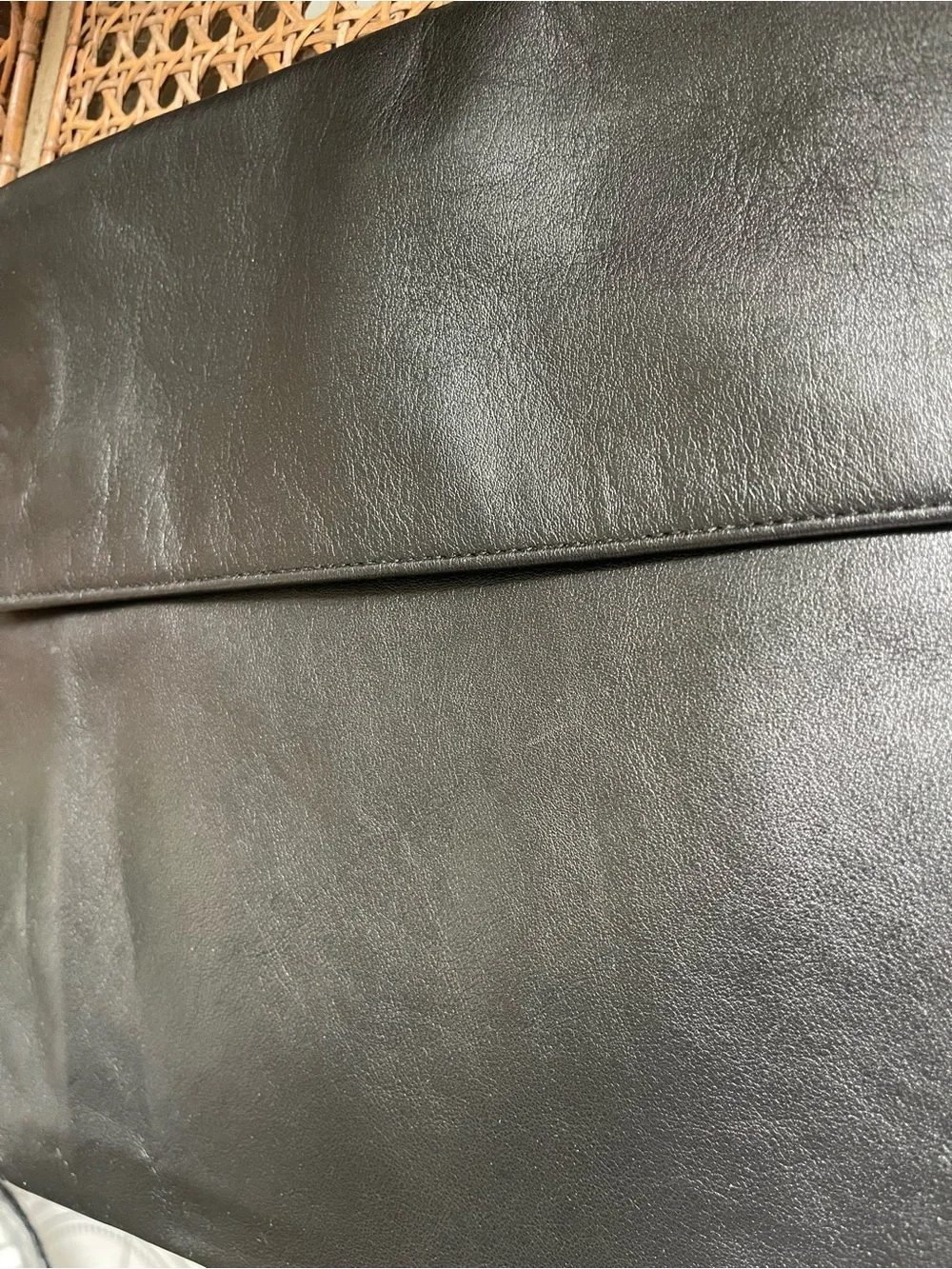 T. Anthony Black Leather Portfolio/Document sleeve